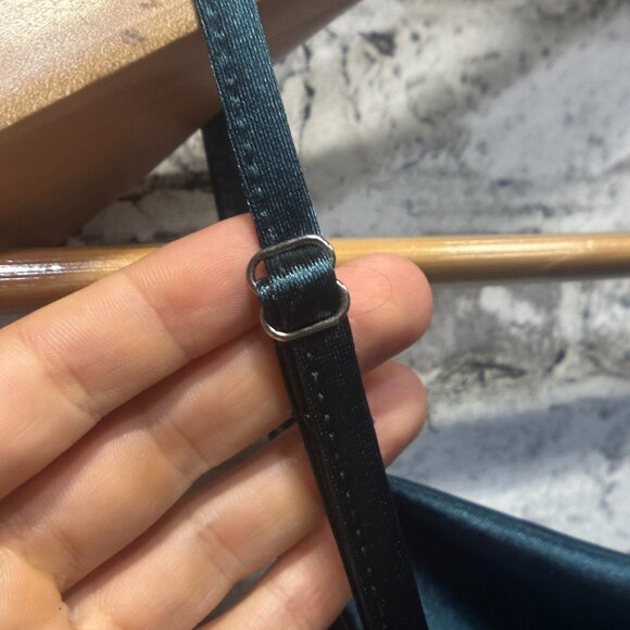 EUC Xxxiticat Dark Green Velour Dress Size XS - Picture 6 of 14